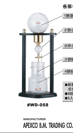 檢視 WD-058 家庭用冰滴咖啡器產品放大圖